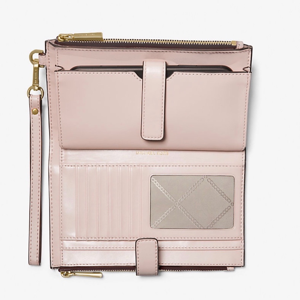 MICHAEL‎ MICHAEL KORS Adele Logo Smartphone wristlet Wallet